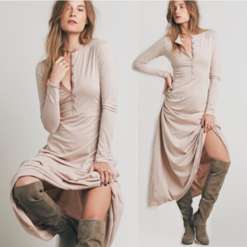 🎉Host Pick🎉 Long Sleeve Maxi DRESS El Topo Black
